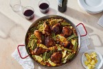 paella-valenciana-recipe-martha-stewart image