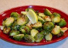 garlic-parmesan-roasted-brussels-sprouts image