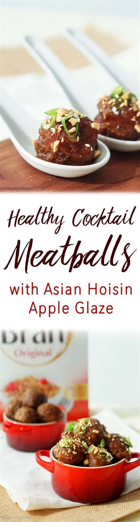 healthy-cocktail-meatballs-with-asian-hoisin-apple image