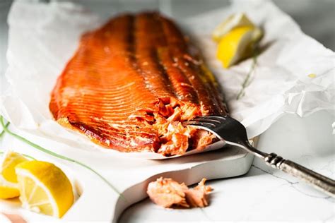 simple-smoked-salmon-recipe-salt-pepper-skillet image