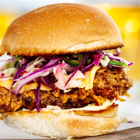 crispy-chicken-sandwich-with-spicy-slaw-simply-delicious image