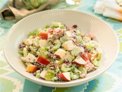 cranberry-waldorf-salad-recipe-food-network image