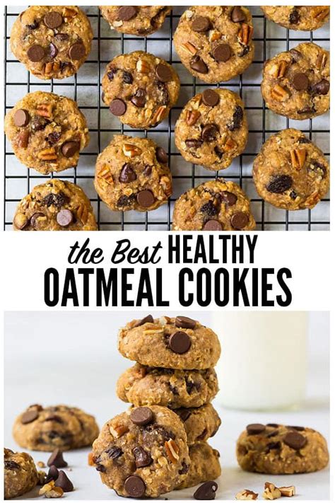 healthy-oatmeal-cookies-wellplatedcom image