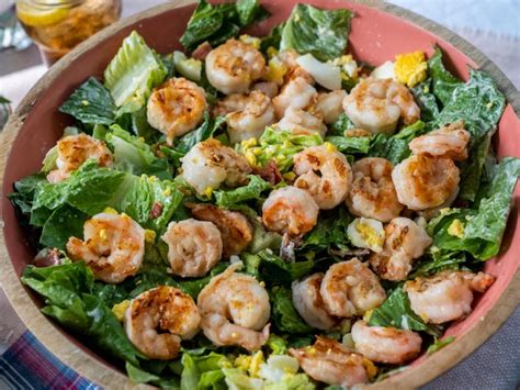 grilled-shrimp-cobb-salad-recipe-kardea-brown image