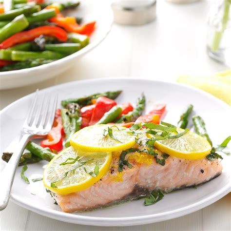 lemon-salmon-with-basil-recipe-how-to-make-it-taste image