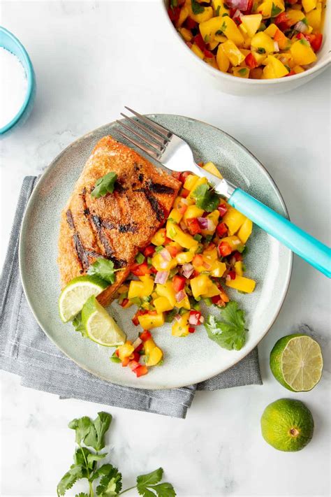 quick-and-easy-grilled-salmon-with-mango image