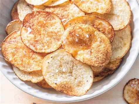 crispy-homemade-baked-potato-chips-recipe-real image