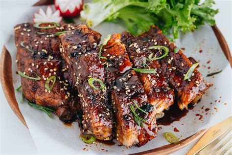 instant-pot-sticky-asian-ribs-甘辛スペアリブ-just-one image