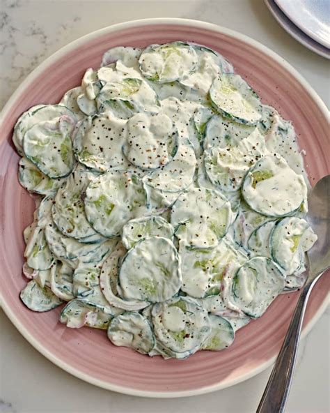 we-tried-4-popular-creamy-cucumber-salad image