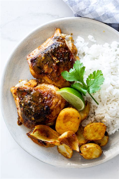 curried-baked-chicken-thighs-with image