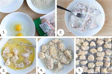 easy-baked-chicken-nuggets-4-ingredients-so image