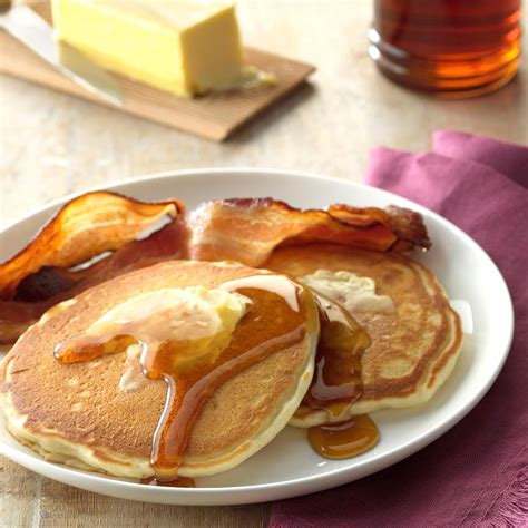 fluffy-pancakes-recipe-how-to-make-it-taste-of-home image