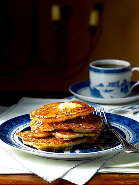 george-washingtons-hoecakes-with-butter-and-syrup image