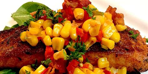 grilled-salmon-with-bacon-and-corn-relish-allrecipes image