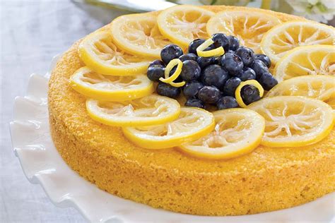 lemon-blueberry-cornmeal-cake-teatime-magazine image