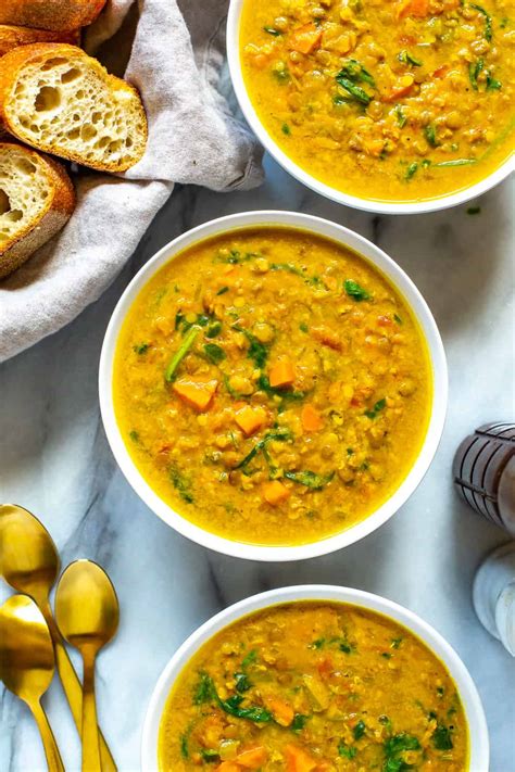 the-best-instant-pot-lentil-soup-vegetarian-eating image