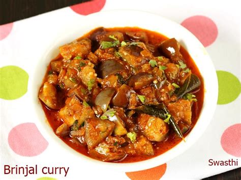 brinjal-curry-recipe-eggplant-curry-swasthis image