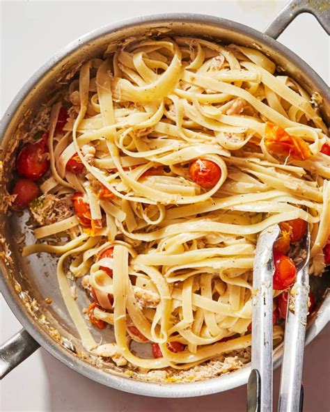 crab-pasta-with-brown-butter-and-cherry-tomatoes-kitchn image