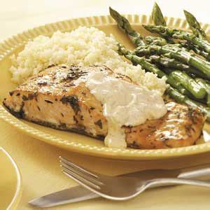 grilled-salmon-with-tartar-sauce-recipe-how-to-make-it-taste image