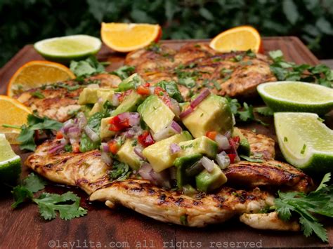 grilled-chicken-a-la-plancha-with-avocado-salsa image