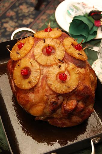 pineapple-cherry-glazed-ham-recipe-435 image