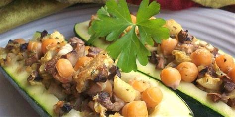 zucchini-with-chickpea-and-mushroom-stuffing image