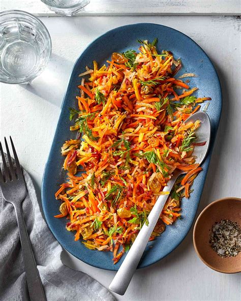 spiced-carrot-salad-recipe-real-simple image