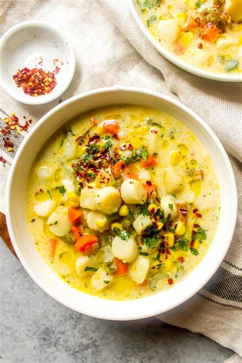 healthy-scallop-chowder-5-easy-steps image