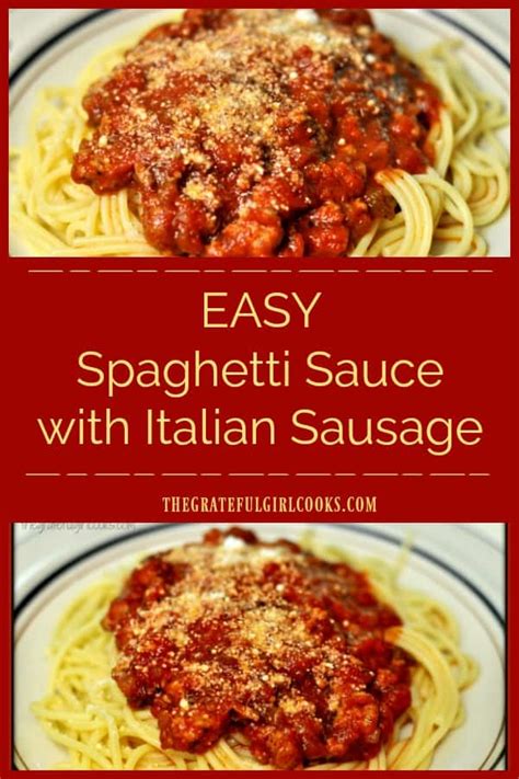 how-to-make-spaghetti-sauce-with-italian-sausage-the image
