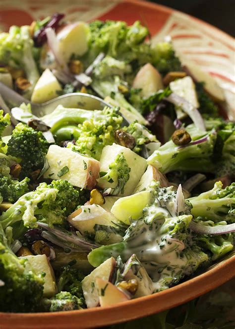 creamy-broccoli-apple-salad-with-pistachios image