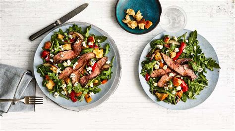 steak-and-bell-pepper-salad-southern-living image