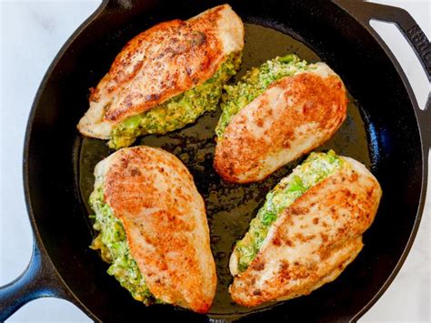 broccoli-cheddar-stuffed-chicken-breasts-food image