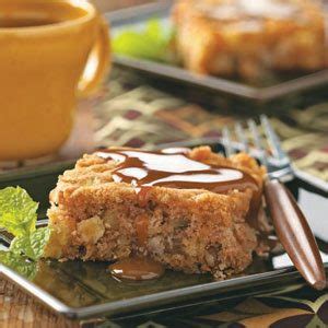 fresh-apple-cake-with-caramel-sauce-recipe-how-to image