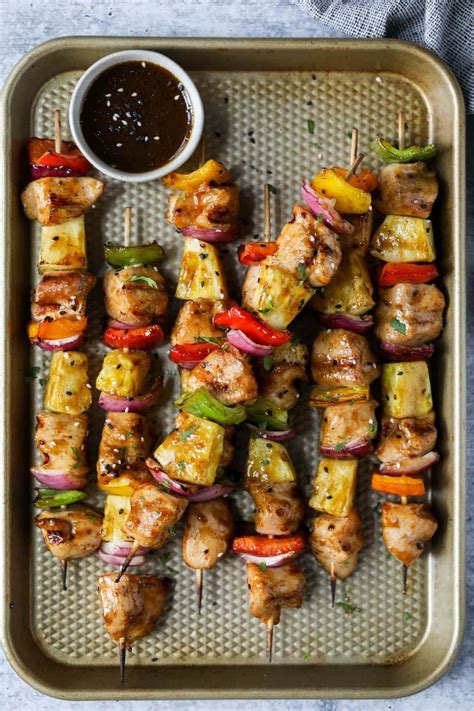 teriyaki-chicken-pineapple-kebabs-the-real-food image