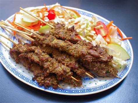 cambodian-grilled-lemongrass-beef-skewers image