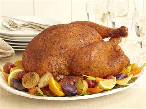 savory-herb-rub-roasted-turkey-recipe-food-network image