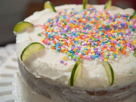 key-lime-vanilla-birthday-cake-recipe-food-network image