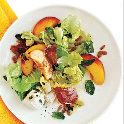 prosciutto-peach-and-sweet-lettuce-salad image