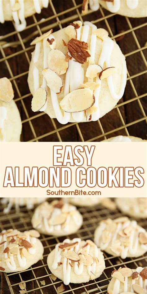 easy-almond-cookies-southern-bite image