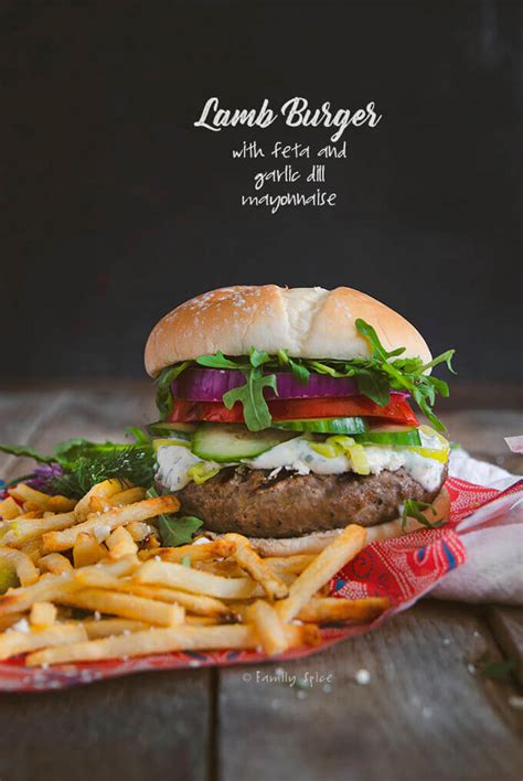 mediterranean-lamb-burger-with-feta-and-garlic-dill image