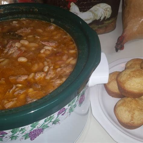 slow-cooker-ham-and-bean-soup-allrecipes image