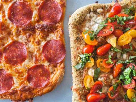 basic-pepperoni-pizza-and-four-cheese-pizza-food image