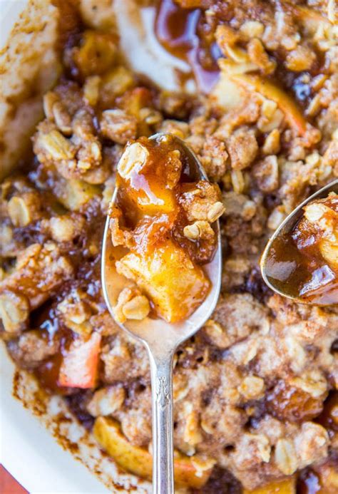 5-minute-microwave-apple-crisp-for-one-averie-cooks image
