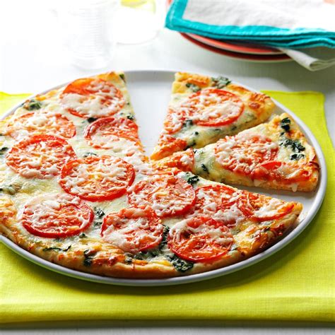 spinach-pizza-recipe-how-to-make-it-taste-of-home image