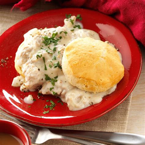 home-style-sausage-gravy-and-biscuits image