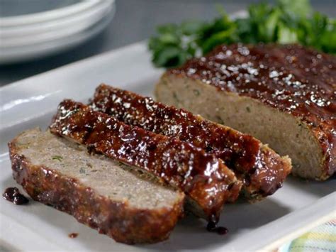 red-chile-glazed-meatloaf-recipe-bobby-flay-food image