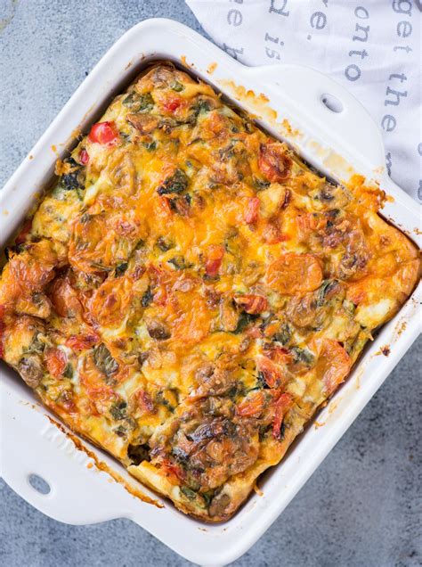 easy-breakfast-casserole-with-bread-the image