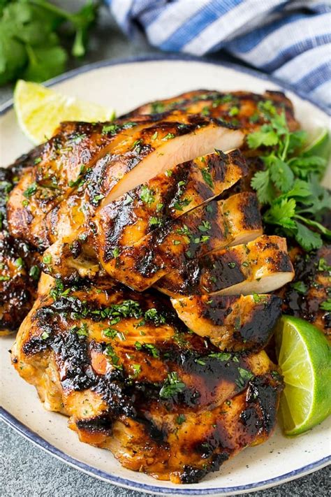 grilled-chicken-thighs-with-cilantro-and-lime-dinner-at image