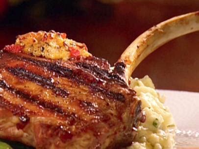 pan-seared-veal-chop-with-rosemary-food-network image