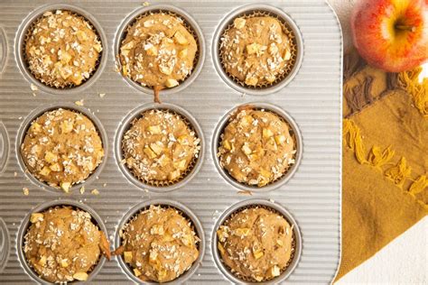 healthy-apple-oatmeal-muffins-the-roasted-root image